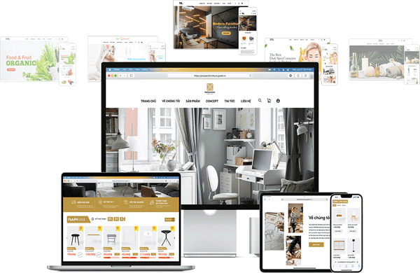 Kho giao diện phong phú đa dạng tại Web4s